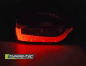 Preview: LED Lightbar Design Rückleuchten für Ford Focus MK3 15-18 rot/rauch